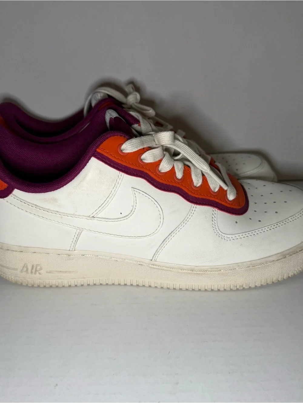 Nike Air Force 1 Orange Berry Sneakers Men’s Size 9.5